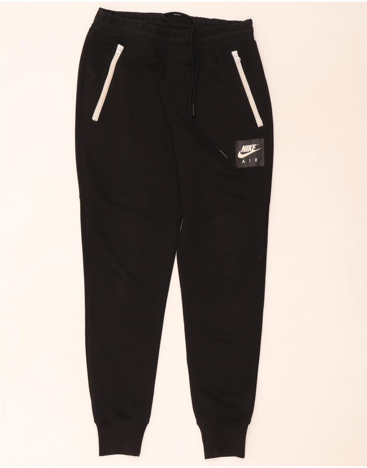 Nike Mens Tracksuit Trousers Joggers Small Black Polyester
