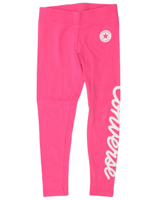 Converse Legging Graphique Chuck Taylor Fille 10-11 Ans Rose Moyen Coton