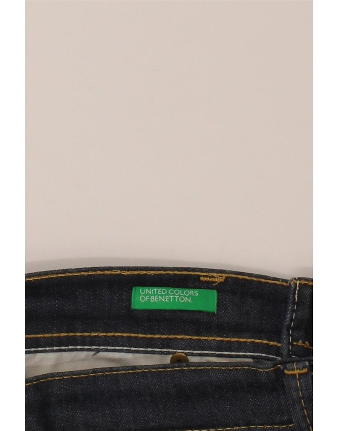 BENETTON Womens Slim Jeans W30 L28 Navy Blue Vintage Benetton and Second-Hand Benetton from Messina Hembry 