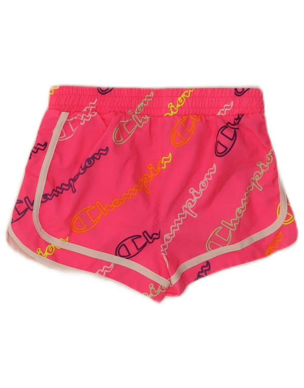 Champion piger grafiske sportsshorts 9-10 år Medium Pink Polyester