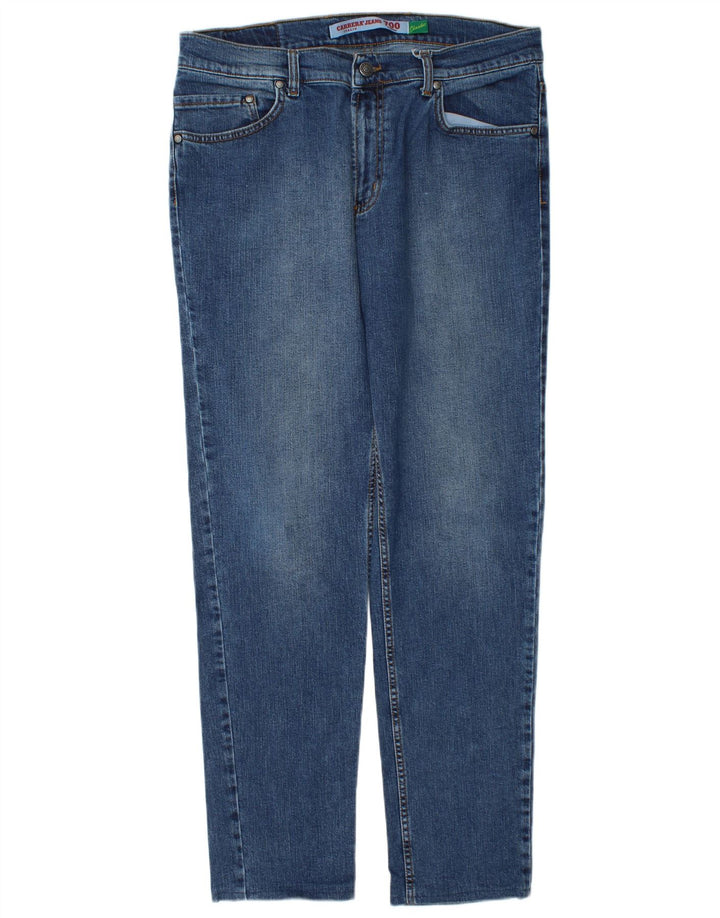 Carrera Herre Regular Fit Slim Jeans W36 L30 Blå Bomuld