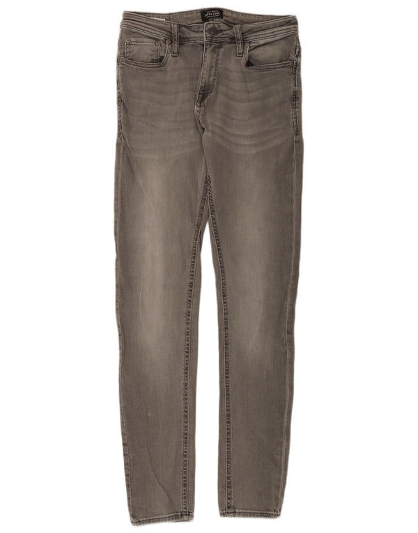Jack & Jones Mens Skinny Jeans W30 L32 szürke pamut