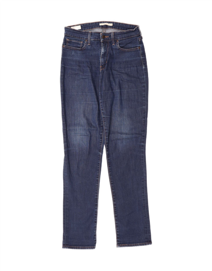 LEVI'S Womens 712 Slim Jeans W29 L32 Navy Blue Cotton Vintage Levi's and Second-Hand Levi's from Messina Hembry 
