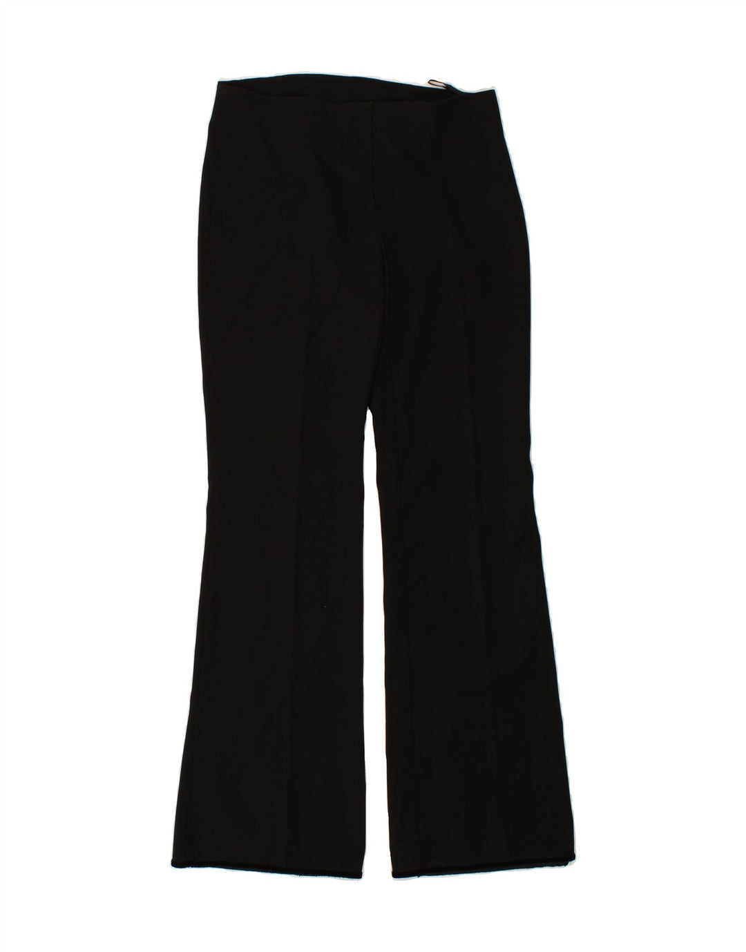 VINTAGE Womens Flare Suit Trousers EU 40 Medium W34 L33 Black Polyester Vintage Vintage and Second-Hand Vintage from Messina Hembry 