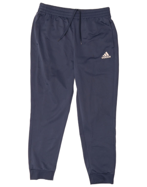 Adidas Ανδρική φόρμα παντελόνι Joggers UK 44/46 Large Navy Blue Polyester