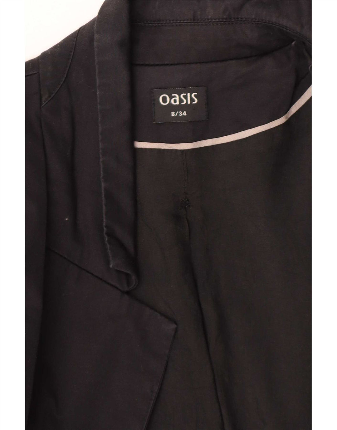 Jachetă Blazer Femei Oasis cu 1 nasture UK 8 Mic Negru