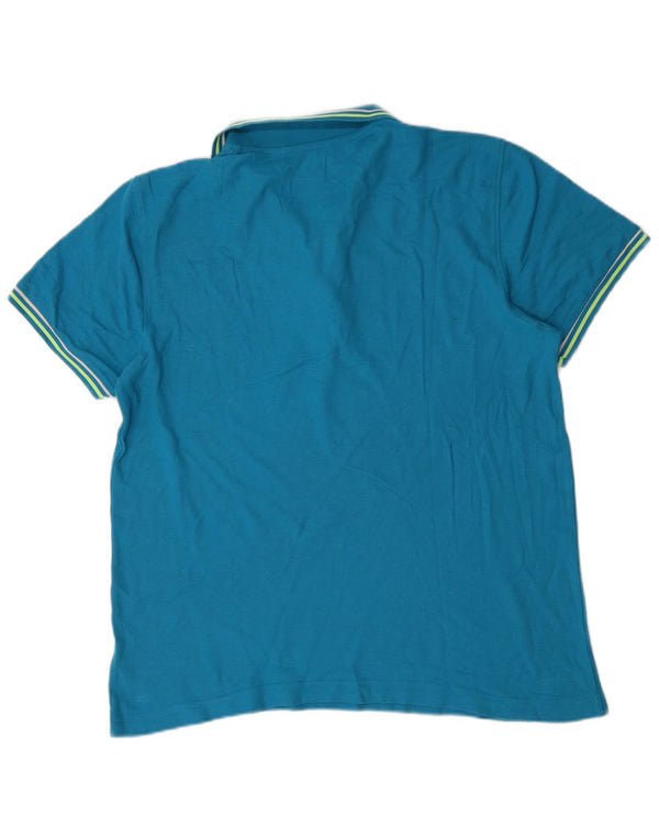 Polo da uomo Lotto XL in cotone blu