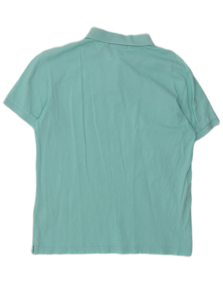 Polo da uomo Superdry in cotone blu medio
