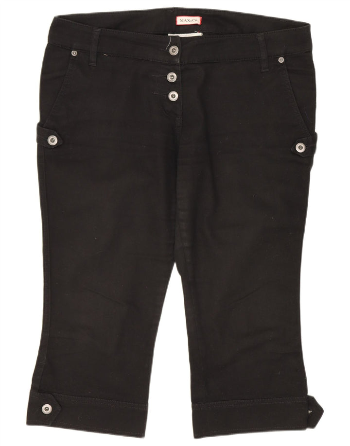 Max & Co. Womens Bermuda Shorts UK 14 Large W36  Black