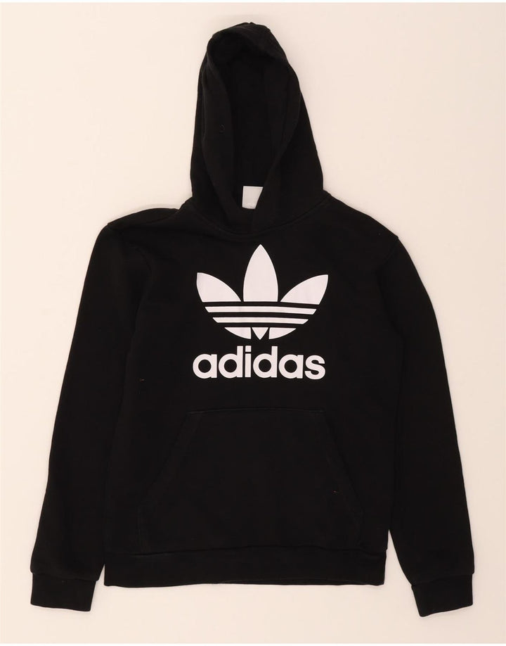 Girls Graphic Hoodie Jumper 11-12 Years Vintage Adidas and Second-Hand Adidas from Messina Hembry 