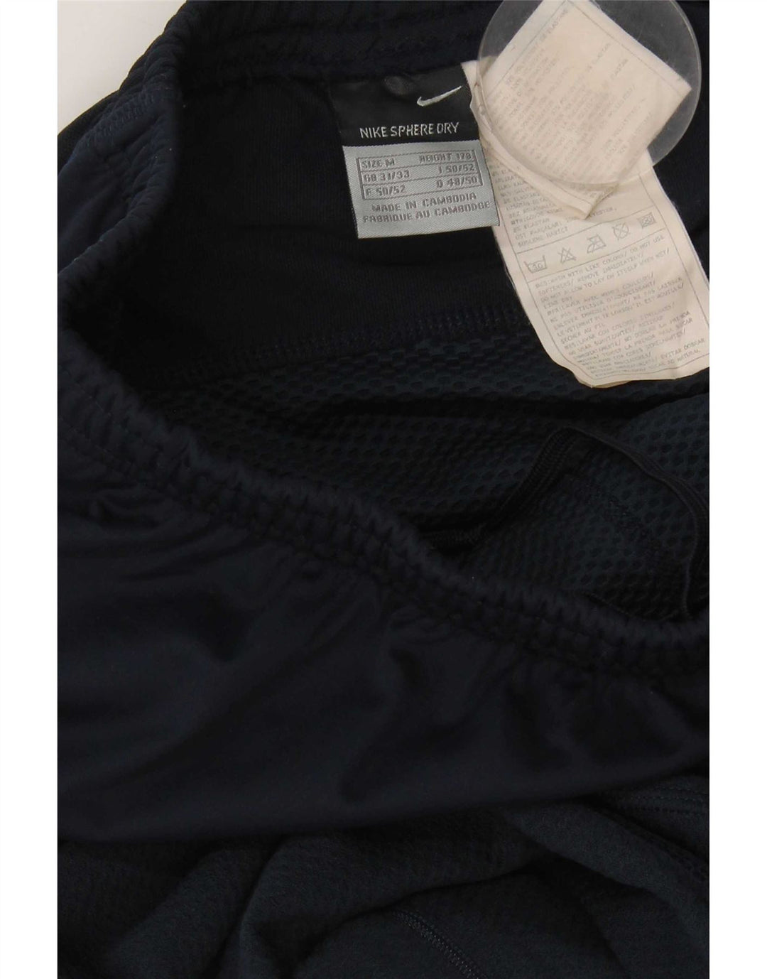 Nike træningsdragt bukser til mænd Medium marineblå stribet polyester