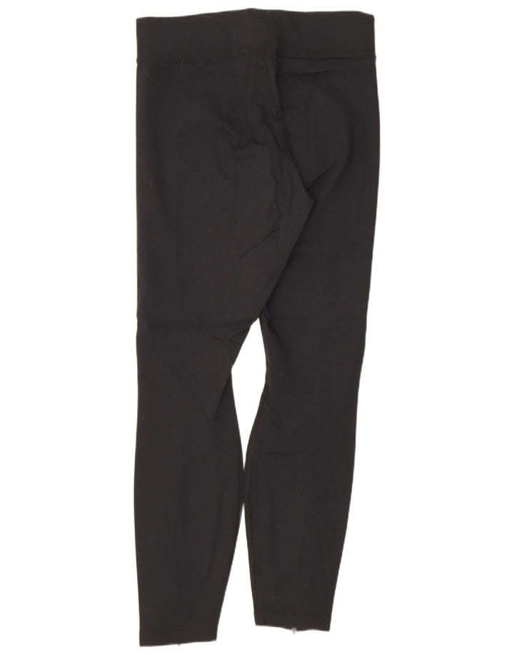 Nike Womens Leggings UK 12 Medium Black Viscose