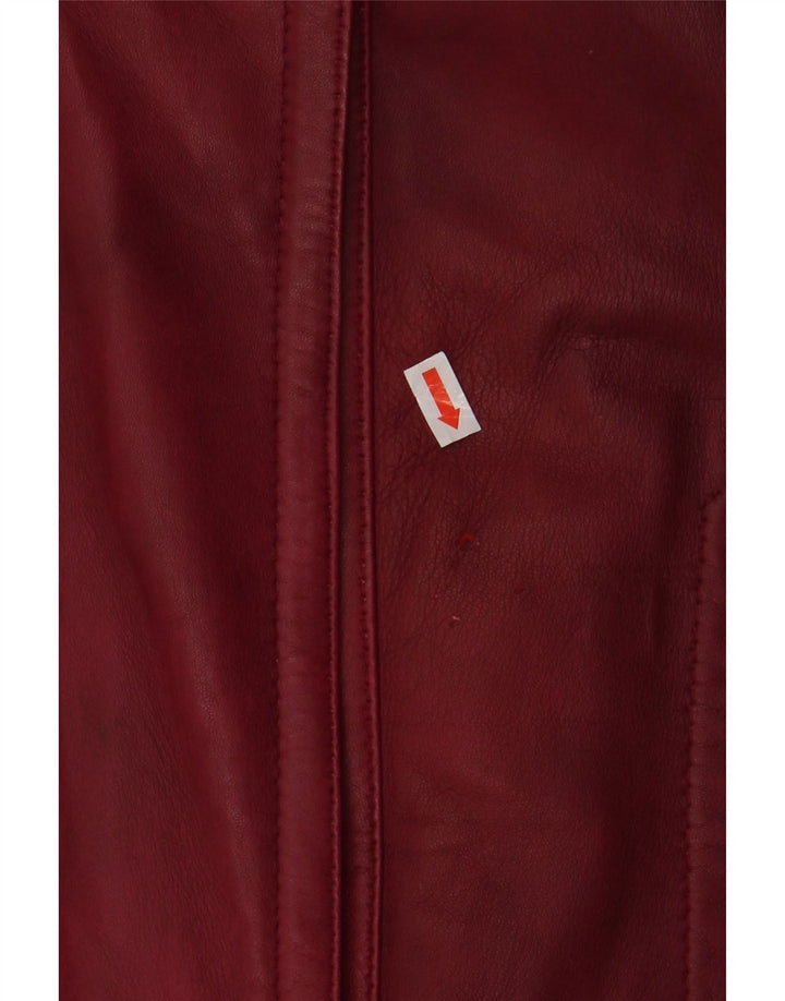 Vintage Womens Oversized Hooded Parka Jacket EU 48 2XL Maroon