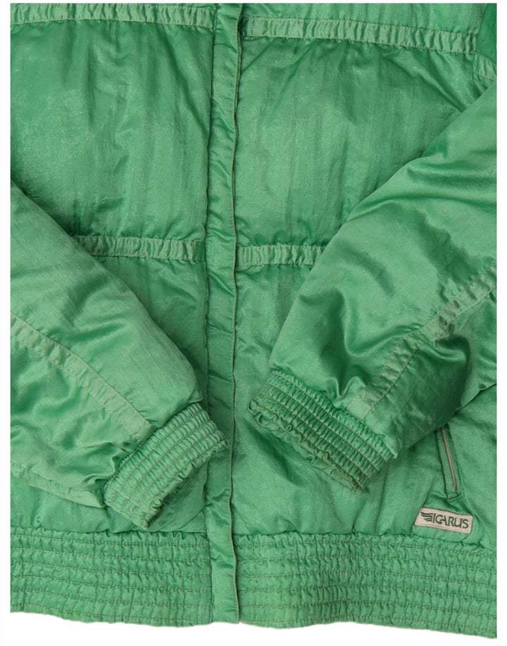 Icarus Womens Padded Jacket UK 14 Medium Green Polyamide