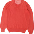 GANT Mens V-Neck Jumper Sweater Medium Red Cotton Vintage Gant and Second-Hand Gant from Messina Hembry 
