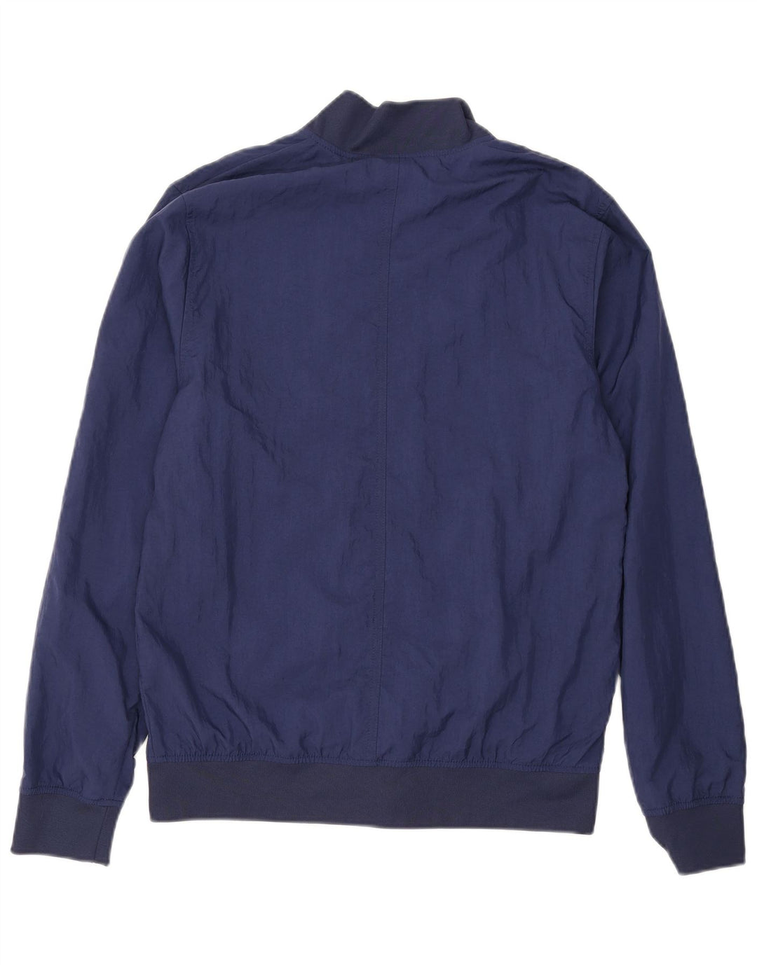 NIKE Mens Bomber Jacket UK 36 Small Navy Blue Nylon
