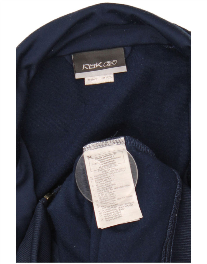 Reebok Træningsdragt til mænd, topjakke, lille marineblå colourblock polyester