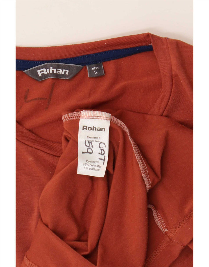 Rohan Camiseta Masculina Top Pequeno Poliéster Marrom