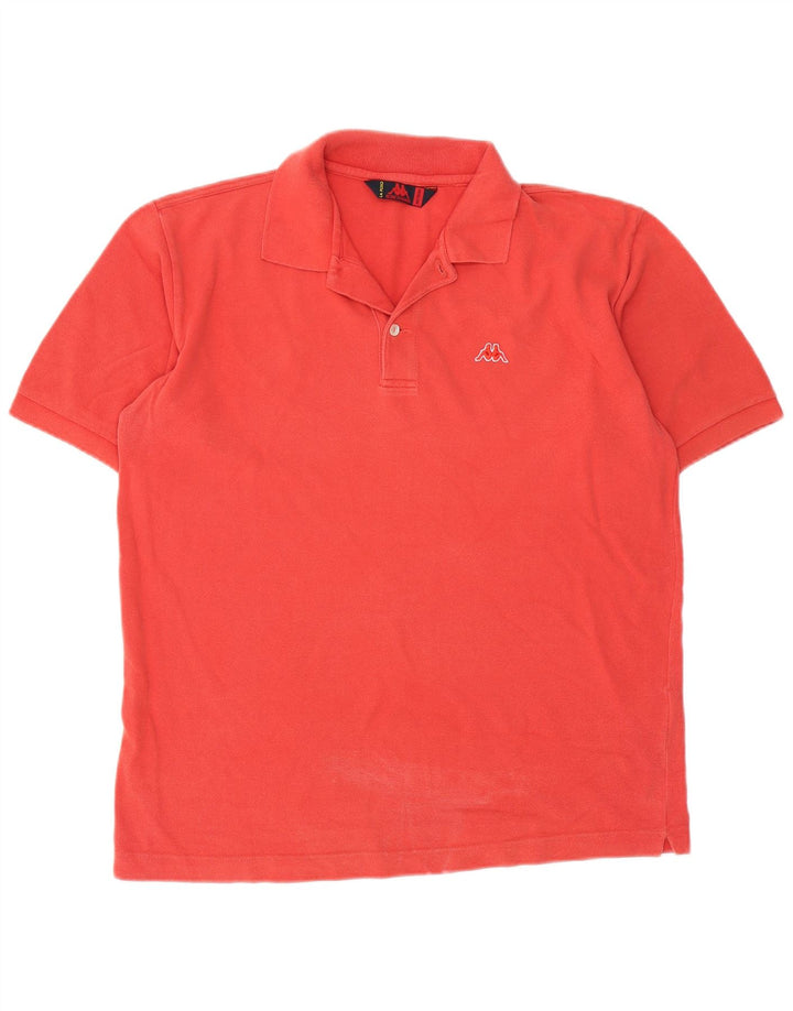 Polo Kappa Uomo Rosso Medio In Cotone