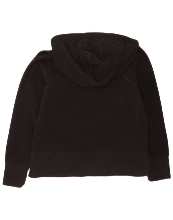 Calvin Klein Dame Oversized Fleece Zip Hættetrøje UK 10 Small Black