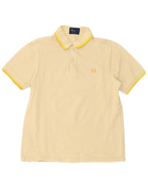 Fred Perry Herre poloshirt Medium gul bomuld