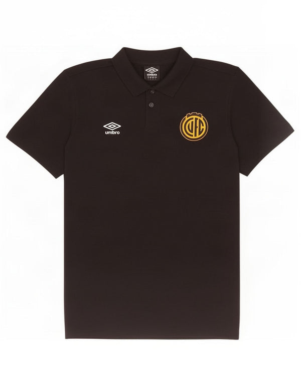 Tricou polo Umbro pentru bărbați, mare, negru, bumbac
