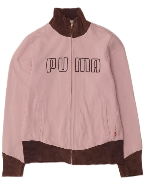 Giacca da ginnastica da donna con grafica Puma UK 14 Large Pink Colourblock