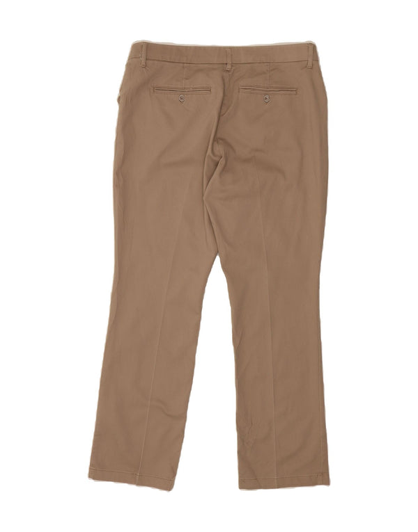LEE Womens Mid Rise Regular Fit Casual Trousers US 16 2XL W37 L31 Beige
