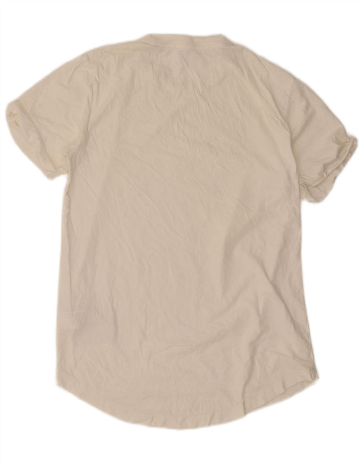 Calvin Klein Mens T-Shirt Top Medium White Cotton
