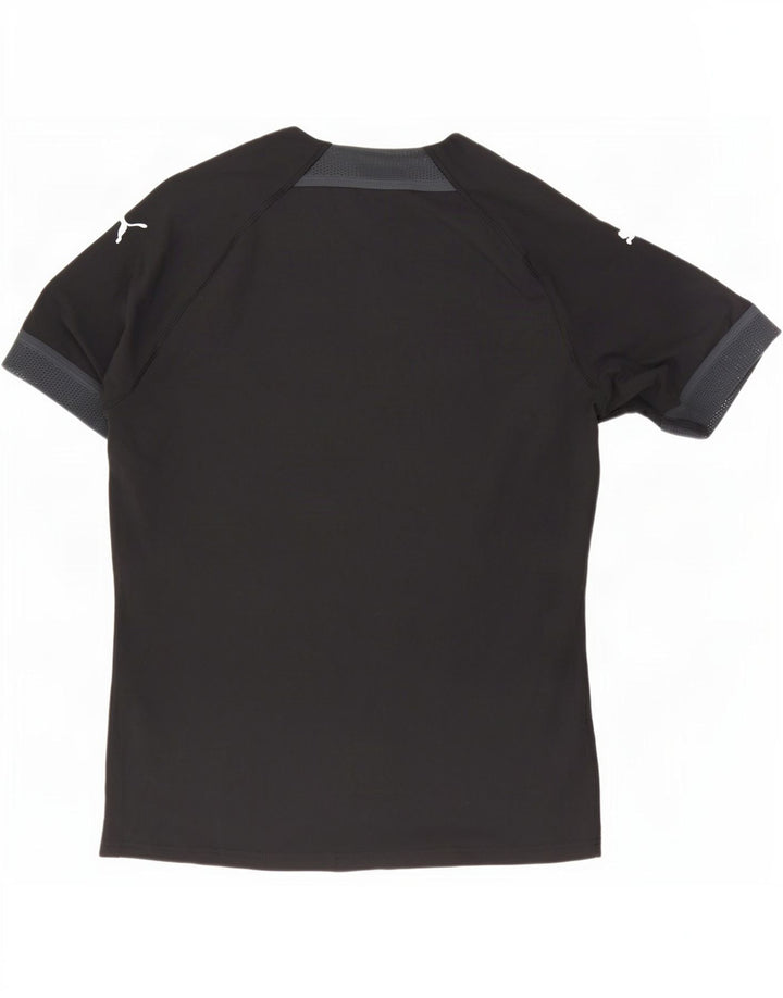 Puma T-Shirt Homme Noir Moyen Polyester Colorblock