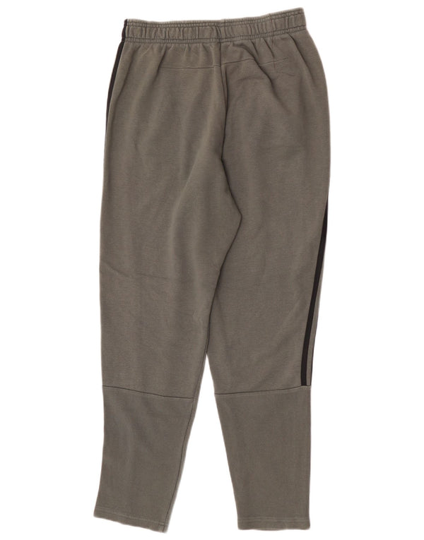 Adidas Mens Tracksuit Trousers Medium Grey Cotton