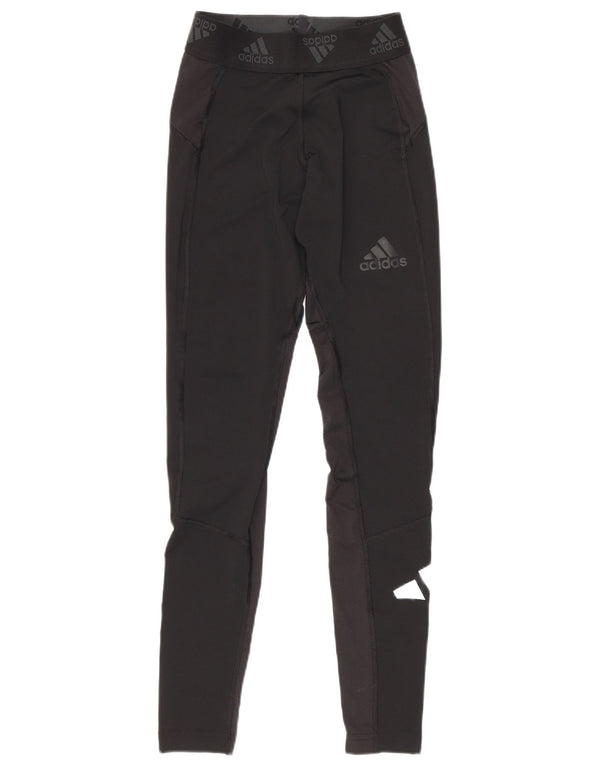 Γυναικεία γραφικά κολάν Adidas UK 10 Small Black Polyester