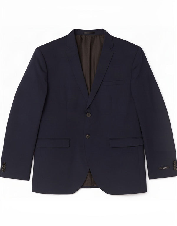 Jack & Jones Herre 2-knaps blazerjakke EU 56 3XL Marineblå Polyester