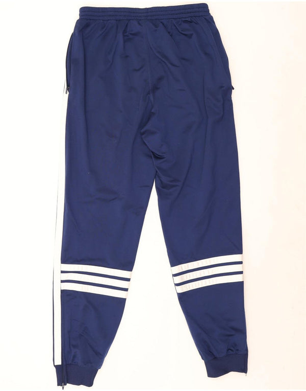 Pantaloni da tuta da uomo Adidas Joggers UK 42/44 Large Blu Navy Colourblock
