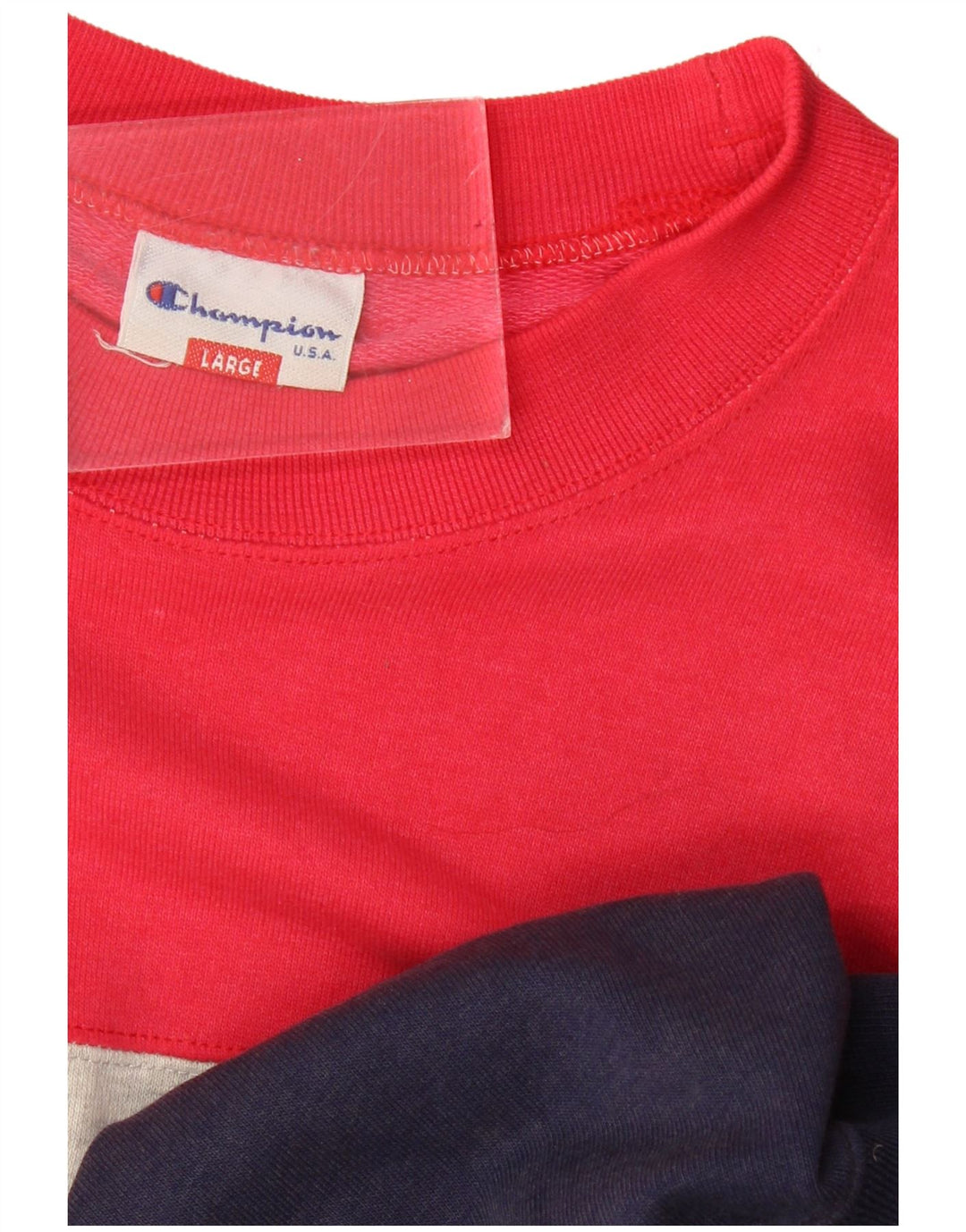 Felpa grafica da uomo Champion, maglione grande, multicolore, color block