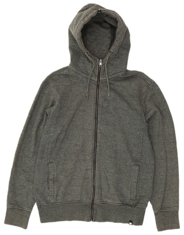 Sneaker Freak Mens Zip Hoodie Sweater Large Green Cotton