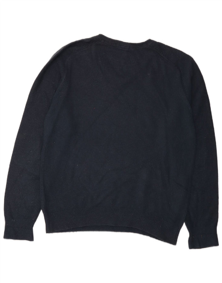 Timberland Mens Regular Fit V-Neck Jumper Sweater Small Navy Blue