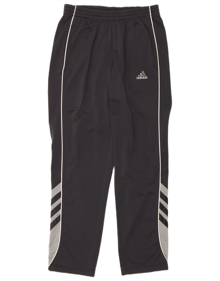 Adidas Mens Tracksuit Trousers UK 40/42 Medium  Black Colourblock Polyester