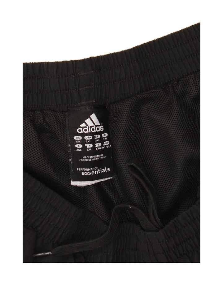 ADIDAS Mens Climalite Sport Shorts 2XL Black Polyester Vintage Adidas and Second-Hand Adidas from Messina Hembry 