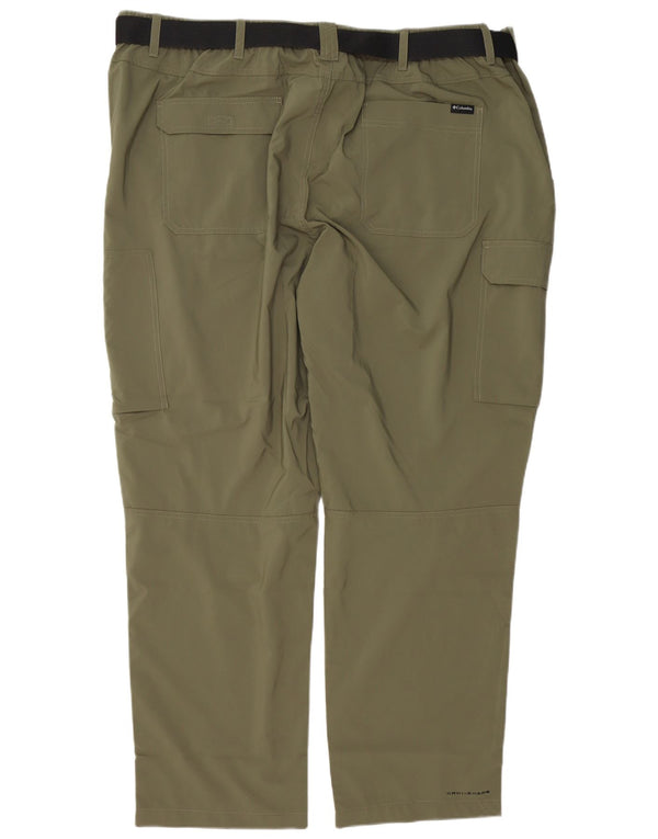 Pantaloni cargo drepti pentru bărbați Columbia W54 L32 Poliester kaki