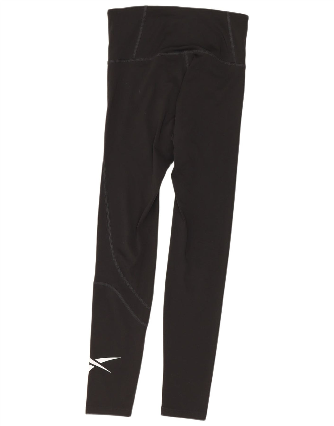 Leggings Reebok Donna UK 8/10 Small Nero Poliestere