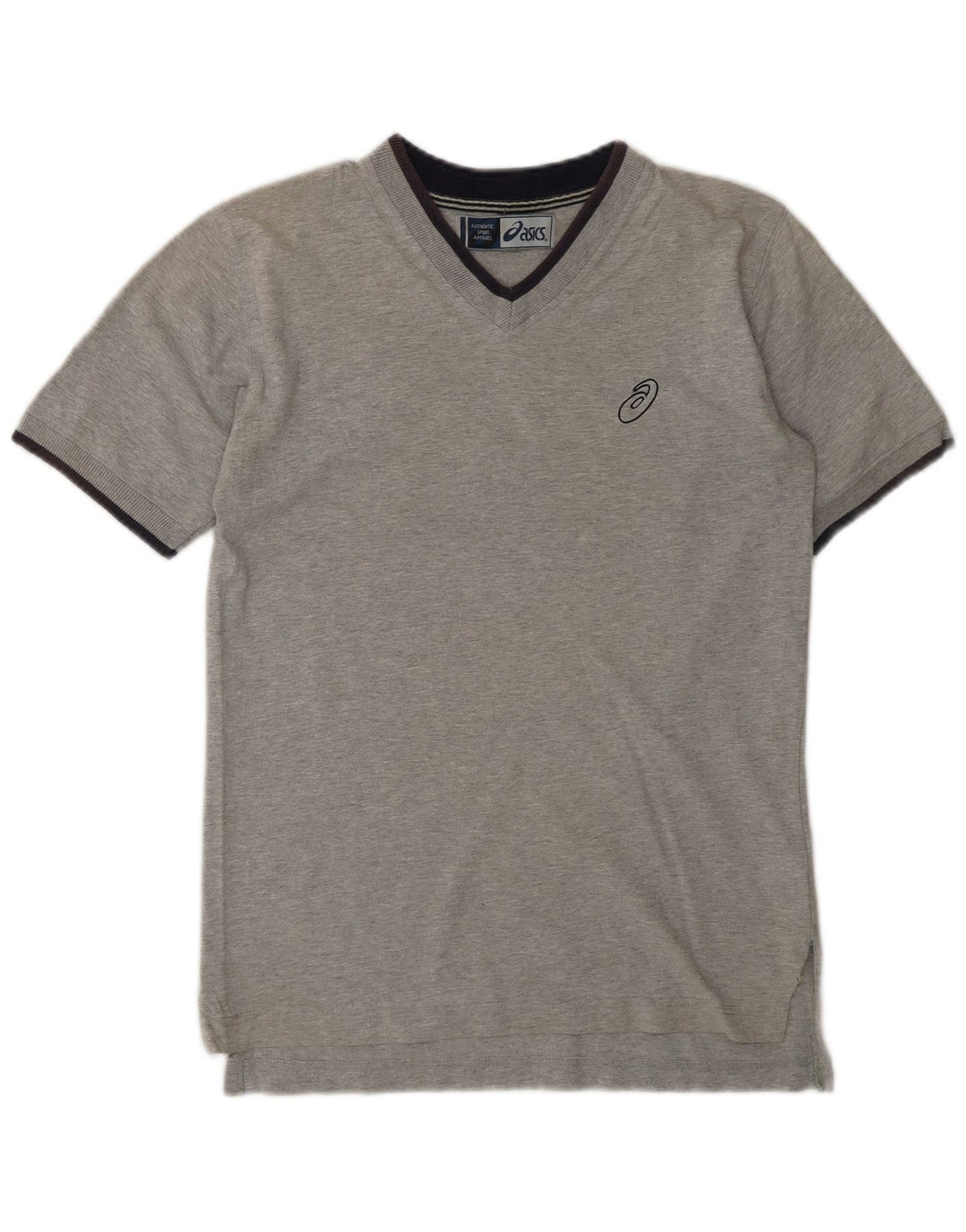 ASICS Boys T-Shirt Top 11-12 Years Grey Cotton
