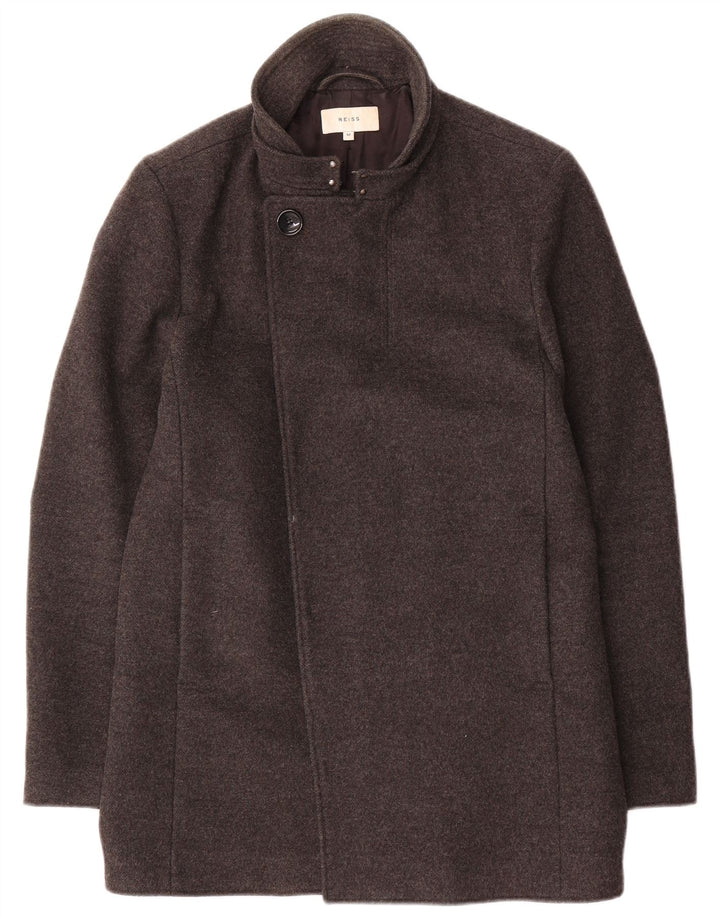 Cappotto da uomo Reiss UK 38 Lana grigio medio