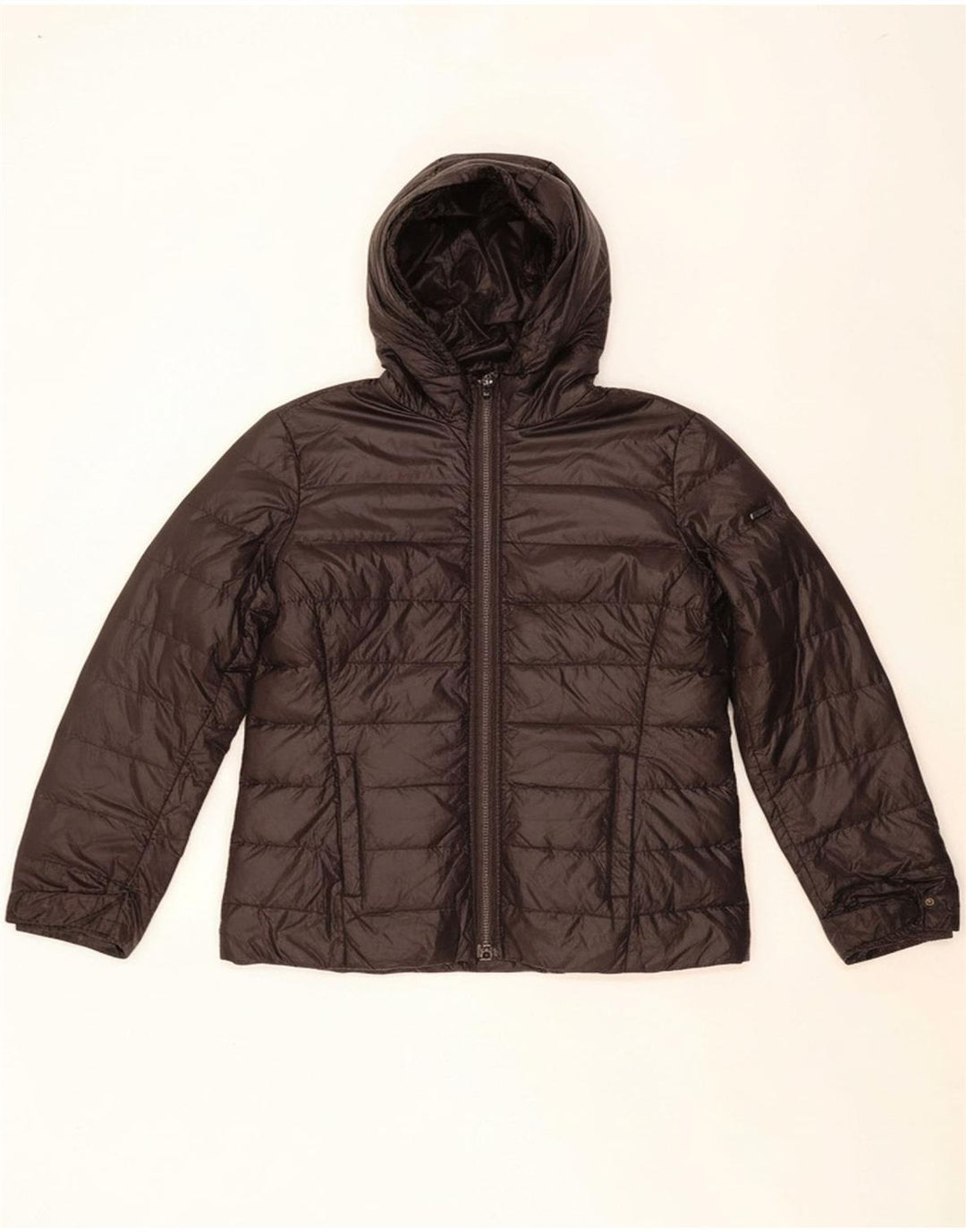 ELLESSE Womens Hooded Padded Jacket UK 18 XL Black