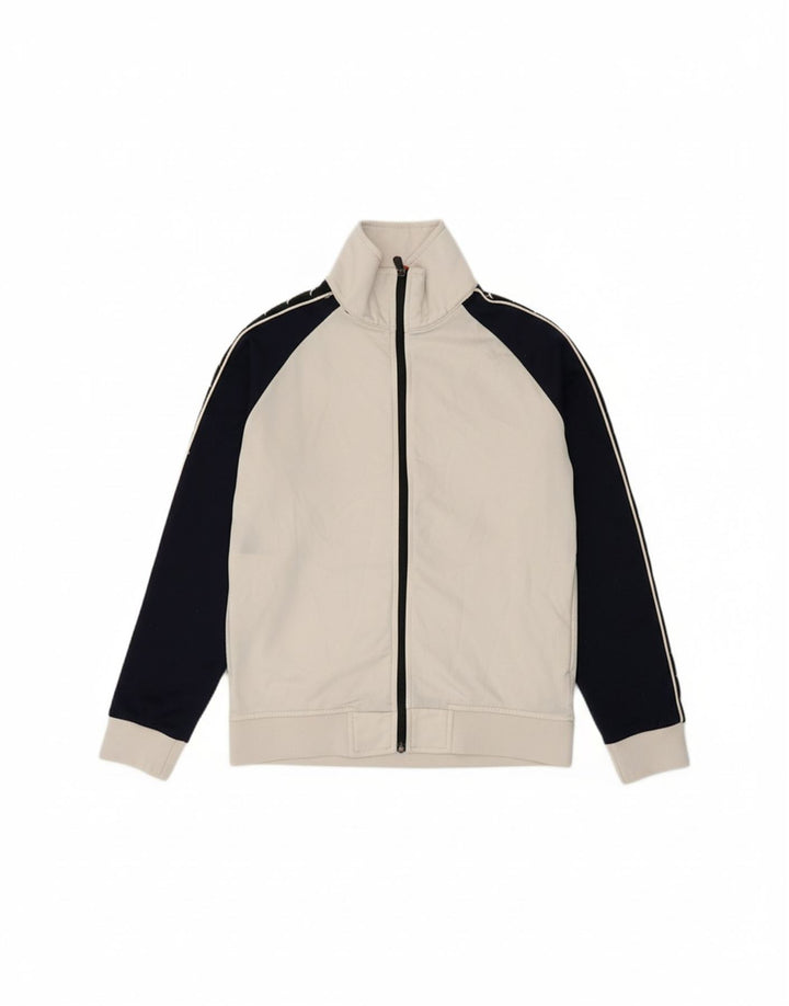 KAPPA Mens Tracksuit Top Jacket XS White Colourblock Polyester Vintage Kappa and Second-Hand Kappa from Messina Hembry 