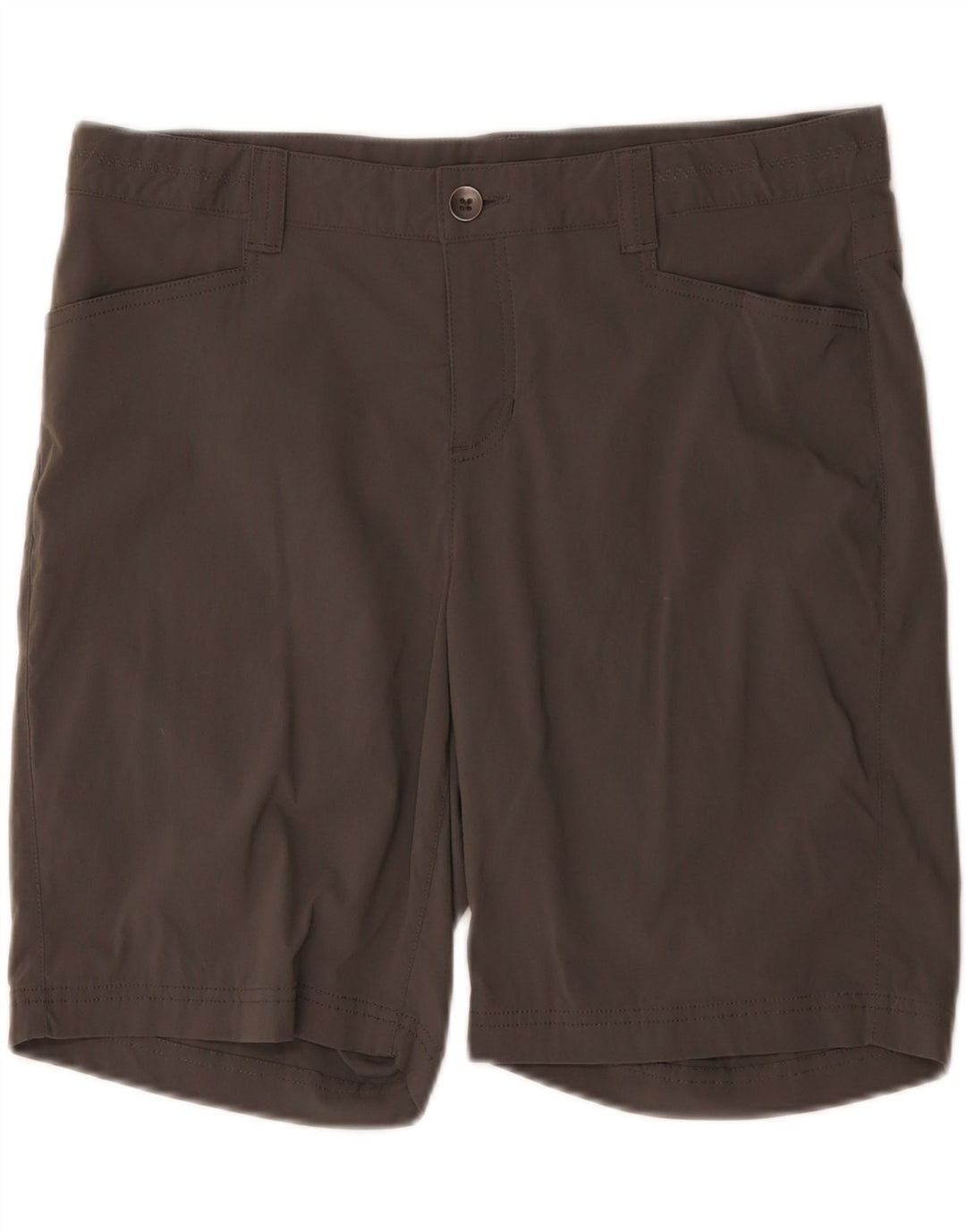 Eddie Bauer Womens Casual Shorts US 10 Large W34  Grey Polyamide