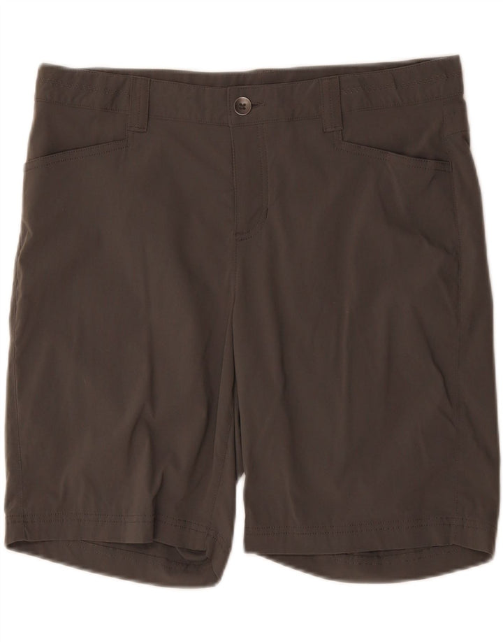 Eddie Bauer Womens Casual Shorts US 10 Large W34  Grey Polyamide
