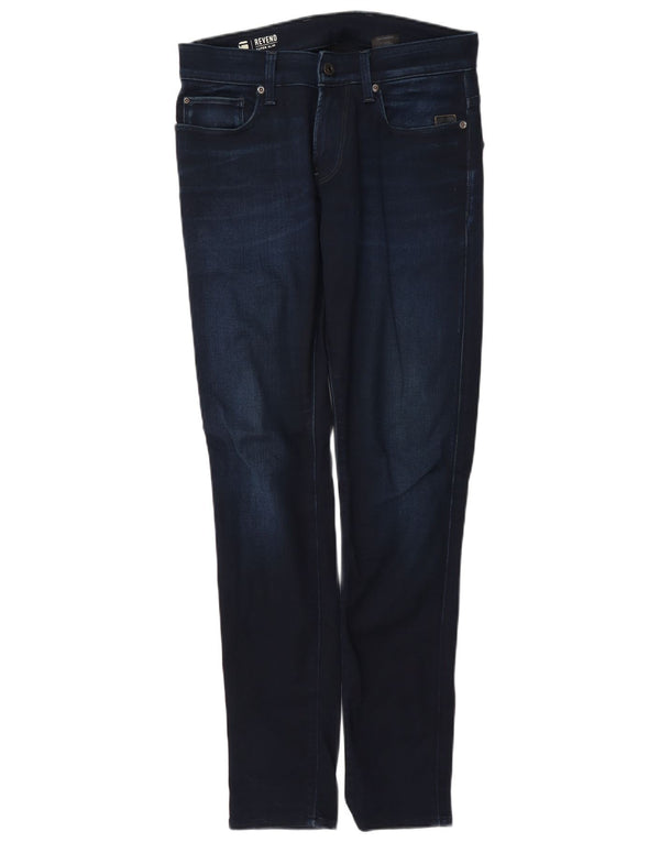 G-Star Damen Revend Super Slim Jeans W29 L32 Marineblau Baumwolle