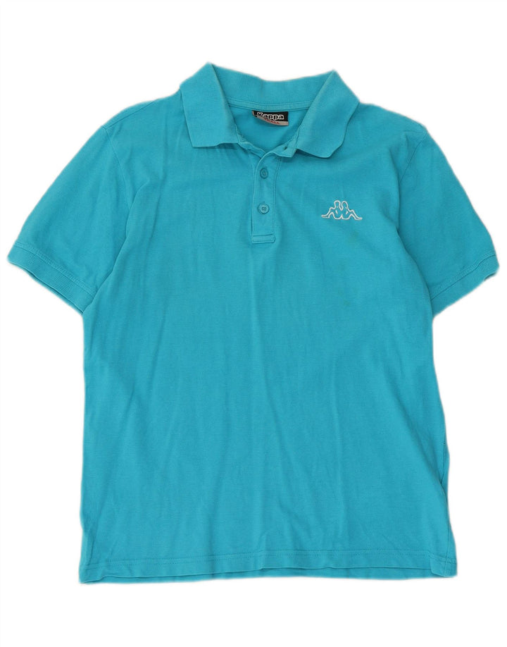 Kappa Mens Polo Shirt Small Blue Cotton