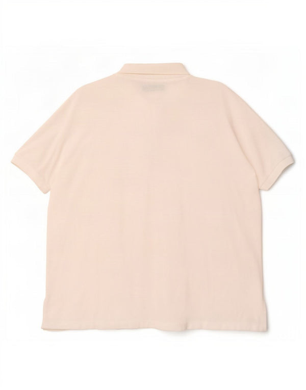 Lacoste Polo coupe décontractée pour femme UK 14 coton blanc moyen